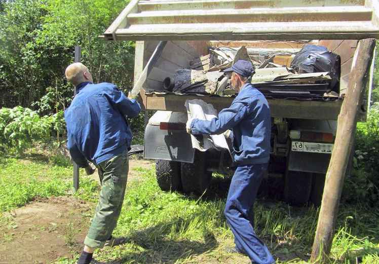 Вывоз мусора с дачного участка с грузчиками из Тсн Киржача 1 в Тсн Киржач 1